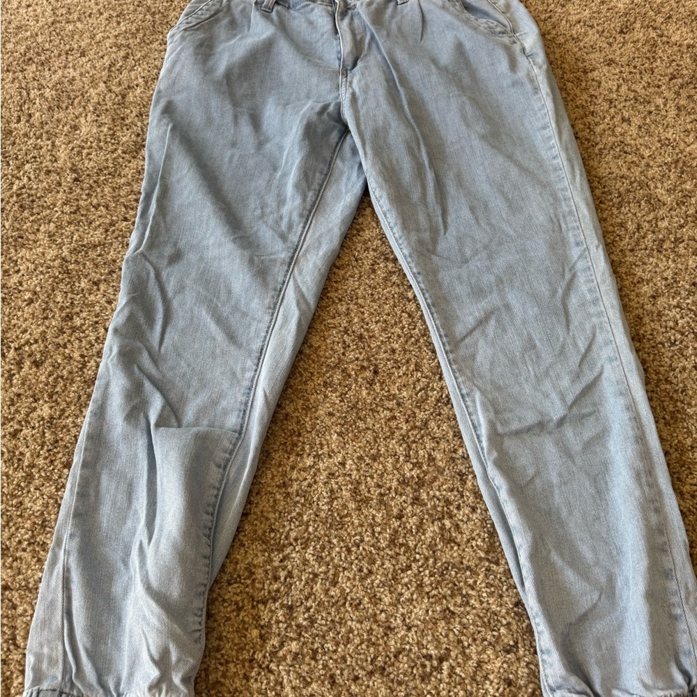 PAIGE Light Blue Relaxed Joggers size 30